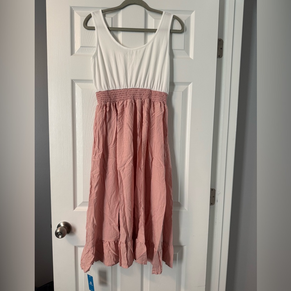 Cupshe Serene Sky Maxi Fusion Dress